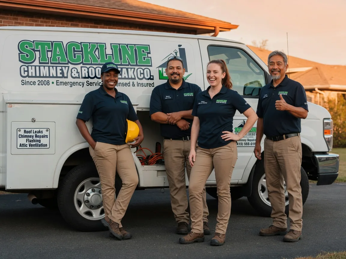 Chimney flashing repair company in Wewoka, OK